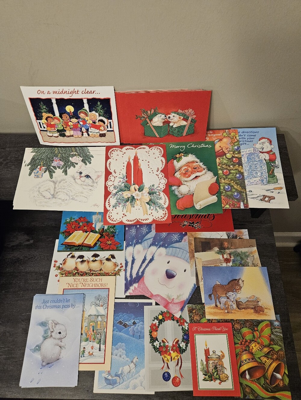Vintage Christmas Card Lot | MCM Retro  Unused Assortment